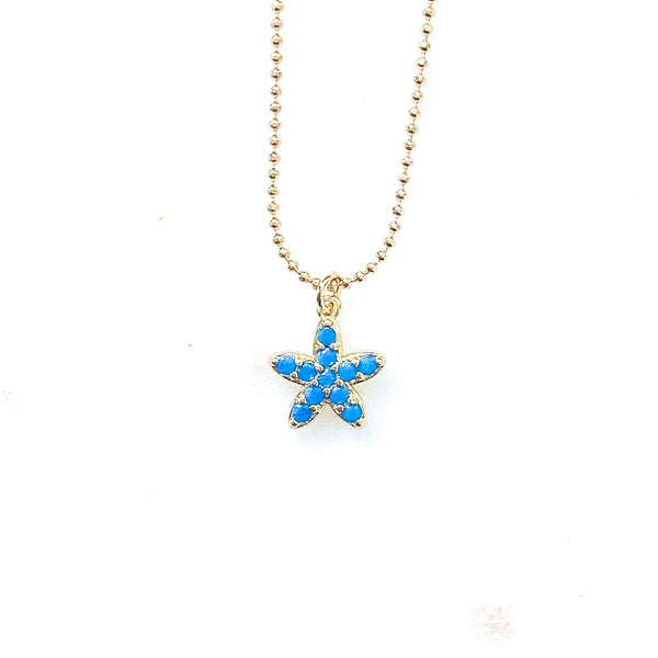 Colorful Sea Star Necklace