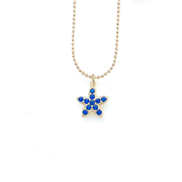 Colorful Sea Star Necklace