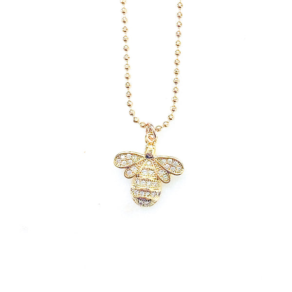 Bumble Bee Necklace