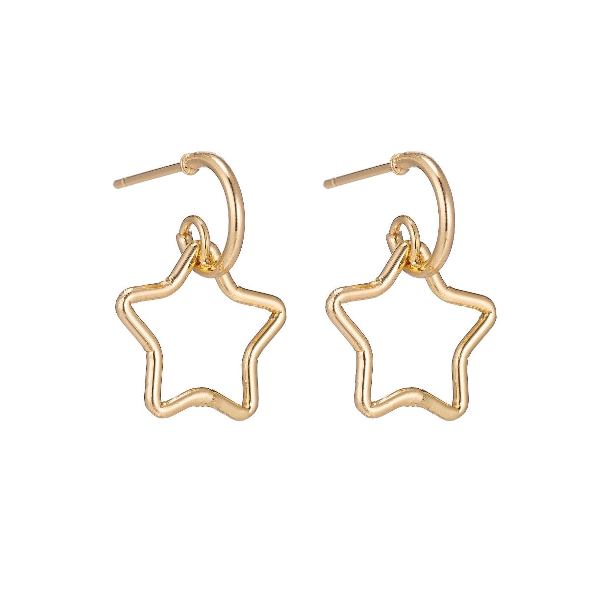 Dangling Star Earrings