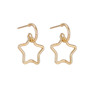 Dangling Star Earrings