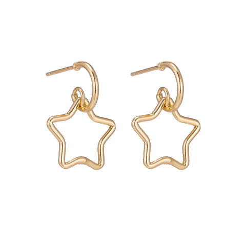 Dangling Star Earrings