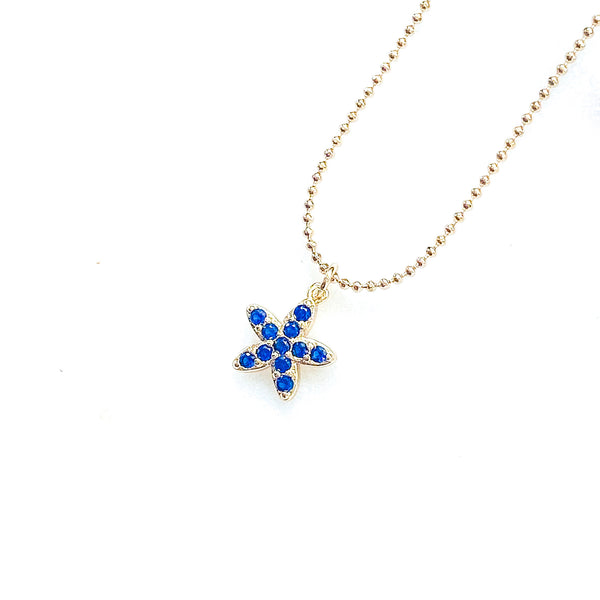 Colorful Sea Star Necklace