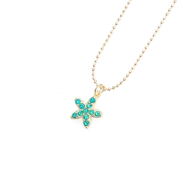 Colorful Sea Star Necklace